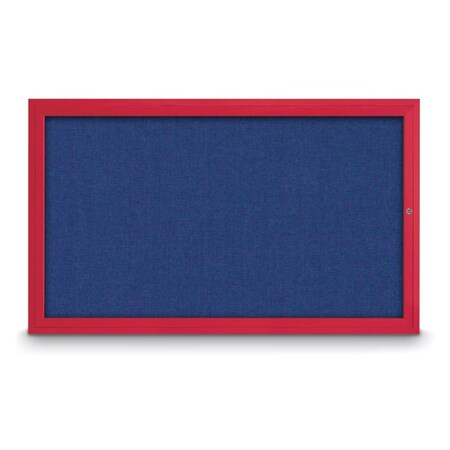 United Visual Products Hinge-less Radius Corkboard, 18"x24", Satin Alum Frame/Buff UVEB1824R-SATIN-BUFF